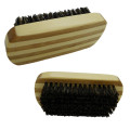 Cepillo de barba de madera de encargo de la barba de cerda del verraco de la marca de fábrica al por mayor